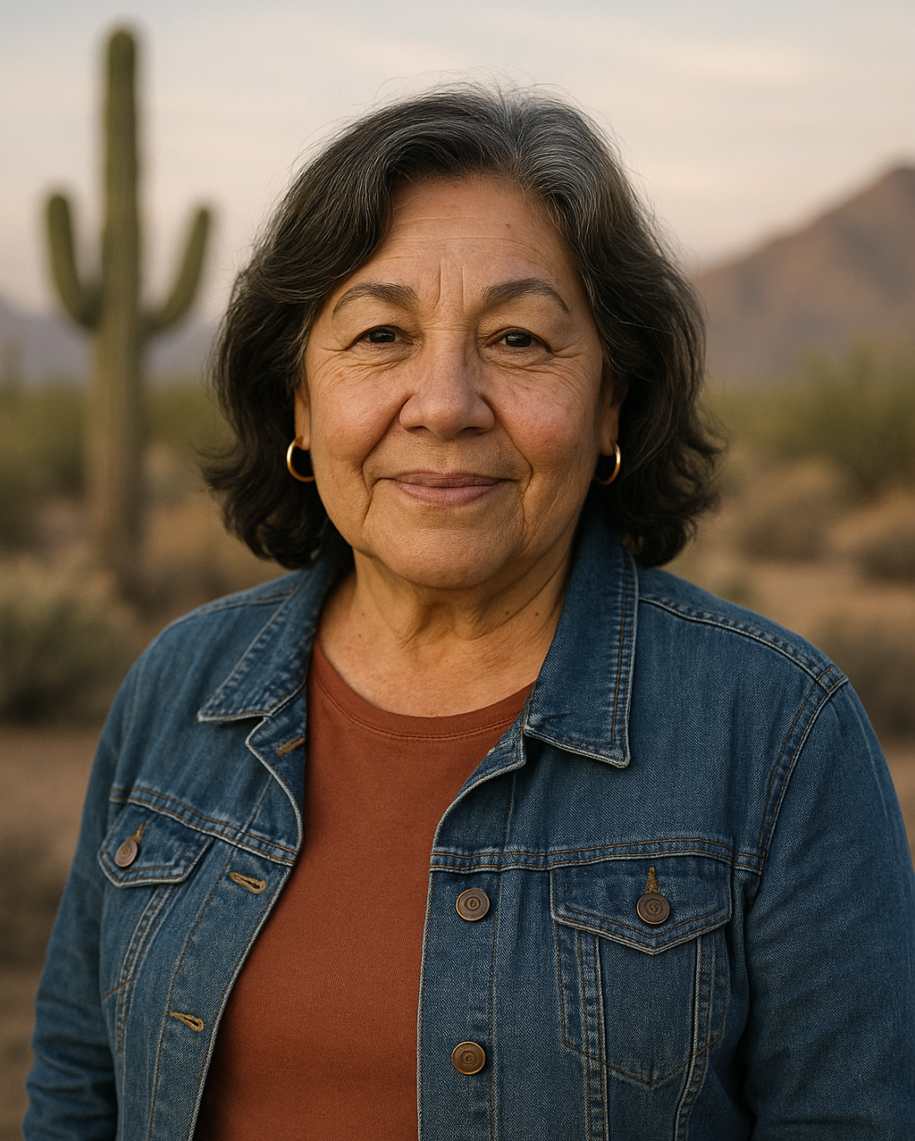 Maria Rodriguez, age 67 from Phoenix, AZ - Success story with Lifeline Program Maria Rodriguez with their free government tablet